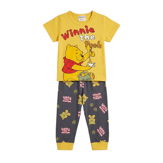 Boys Winnie Half Sleeves Pyjama Set