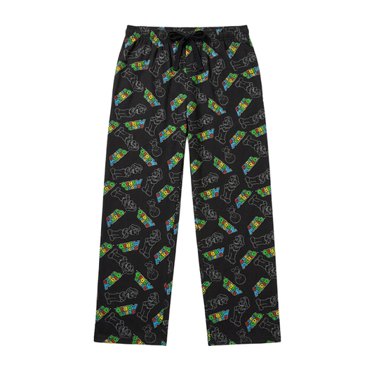 Men's Super Mario Relax Fit Cotton Pajama Pants