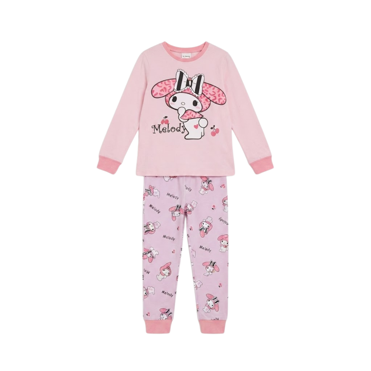 Girls My Melody Pajama Set | Pink Sanrio Sleepwear