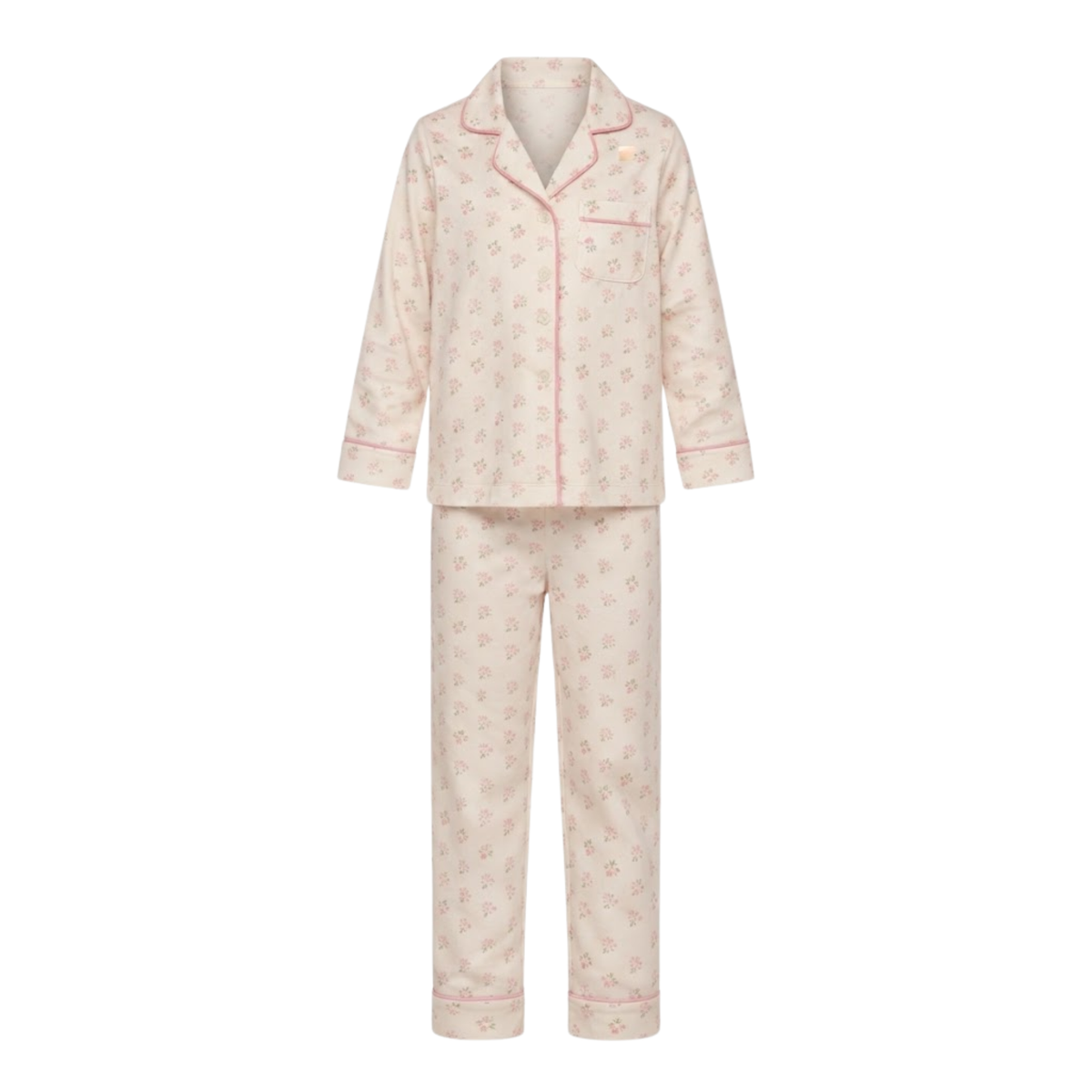 kids Floral Pajama Set | Long-Sleeve Sleepwear