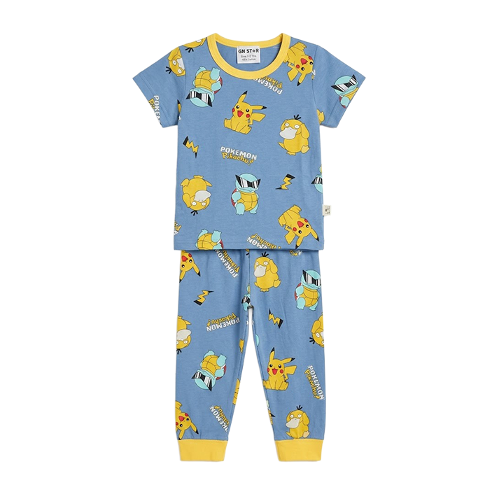 Boys Pokemon Half Sleeves Pyjama Set