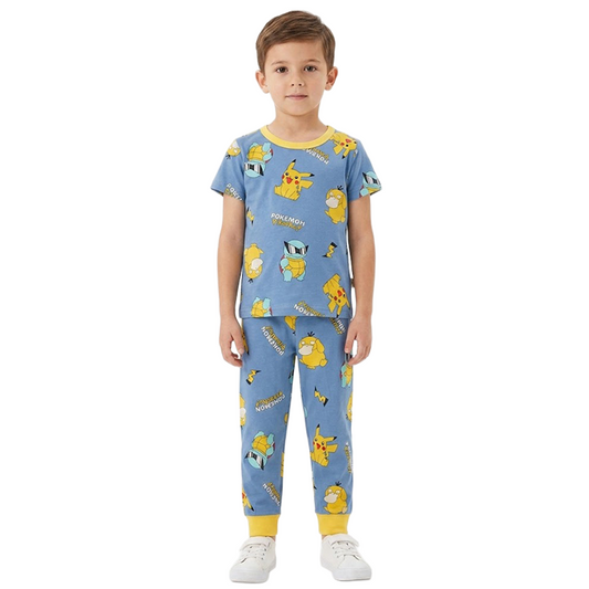 Boys Pokemon Half Sleeves Pyjama Set