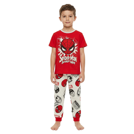 Boys Spider-Man Half Sleeves Pyjama Set