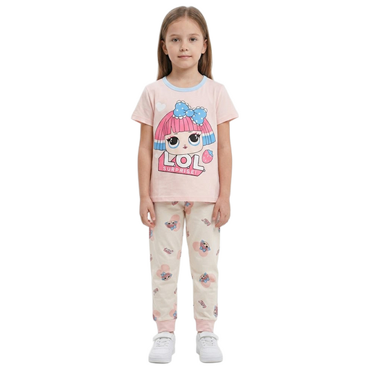 Girls L.O.L. Surprise Half Sleeves Pyjama Set