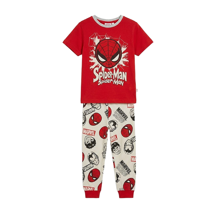 Boys Spider-Man Half Sleeves Pyjama Set