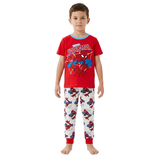 Boys Spider-Man Half Sleeves Pyjama Set