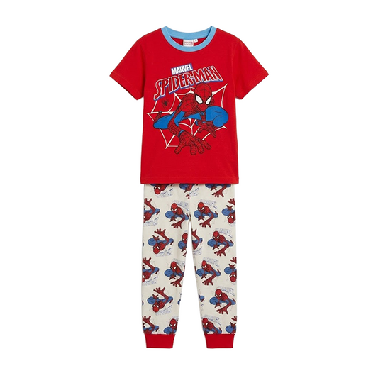 Boys Spider-Man Half Sleeves Pyjama Set