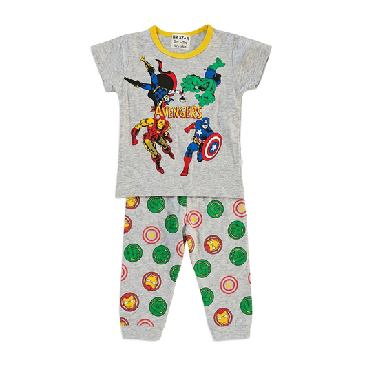 Boys Avengers Half Sleeves Pyjama Set