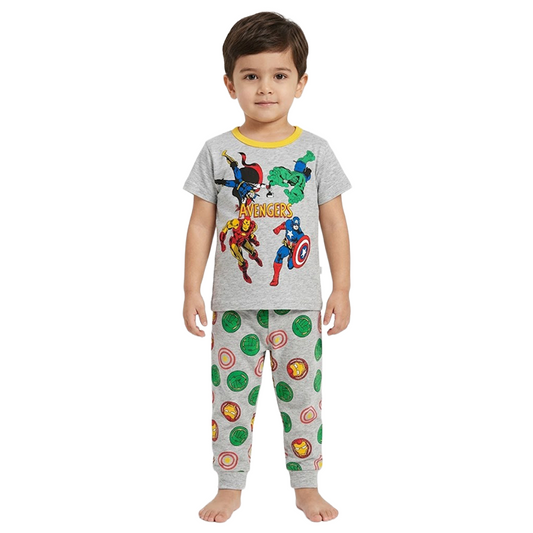 Boys Avengers Half Sleeves Pyjama Set