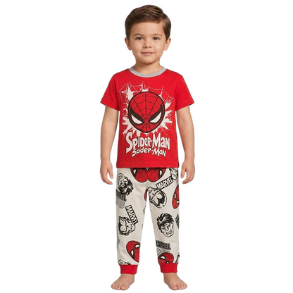 Boys Spider-Man Half Sleeves Pyjama Set