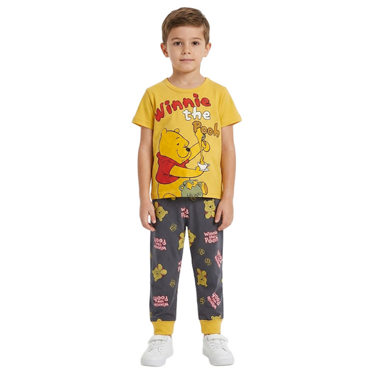 Boys Winnie Half Sleeves Pyjama Set
