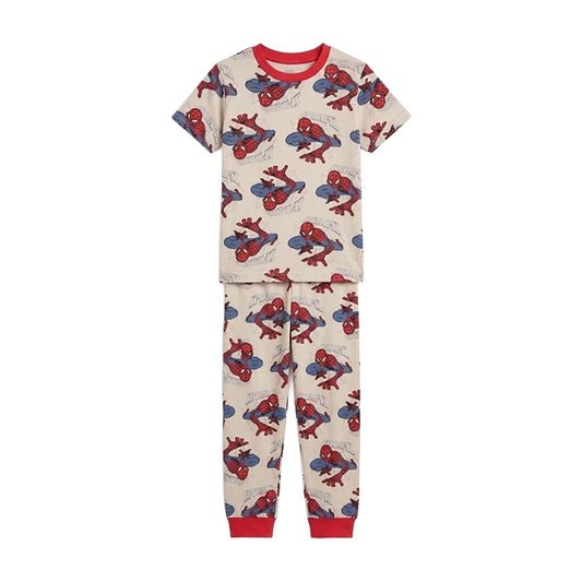 Boys Spider-Man Half Sleeves Pyjama Set