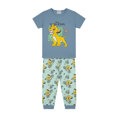 Boys Lion King Half Sleeves Pyjama Set