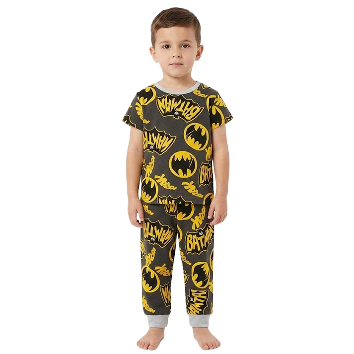 Boys Batman Half Sleeves Pyjama Set