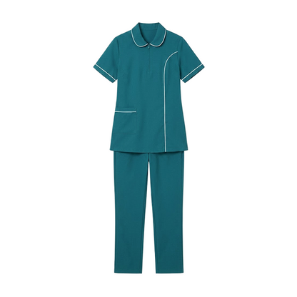 Maid's Trim Zip-Neck Uniform Set