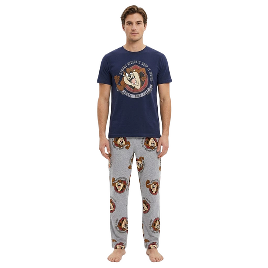 Men Half Sleeves Character Pyjama Set
