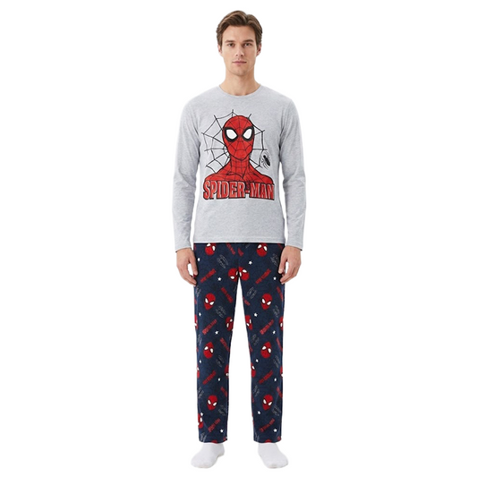 Men Full Sleeves Character Pyjama Set