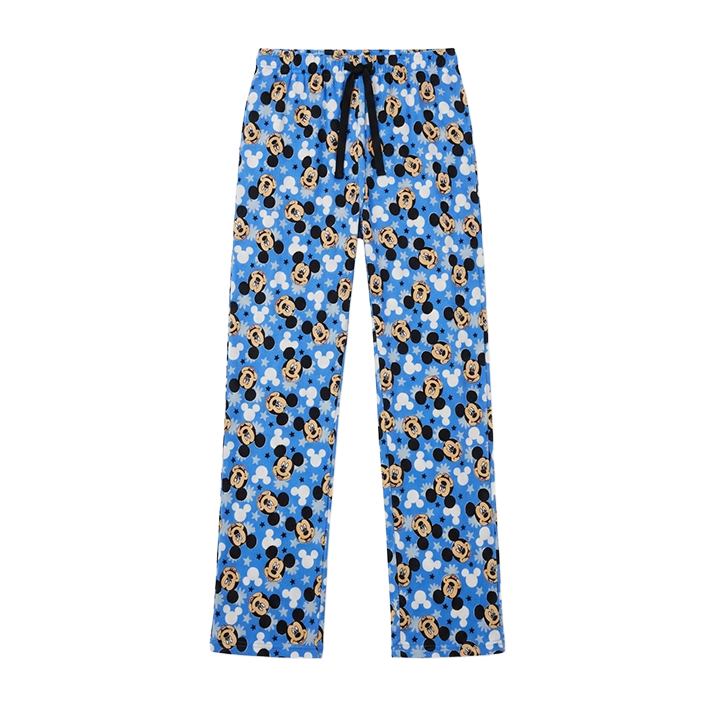 Men's Mickey Mouse Relax Fit Cotton Pajama Pants