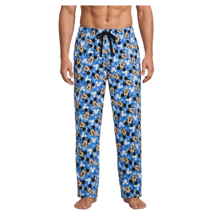 Men's Mickey Mouse Relax Fit Cotton Pajama Pants