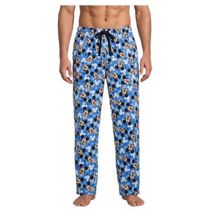 Men's Mickey Mouse Relax Fit Cotton Pajama Pants