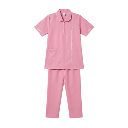 Maid's Trim Zip-Neck Uniform Set