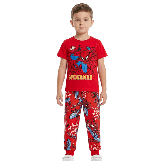 Boys Spider-Man Half Sleeves Pyjama Set