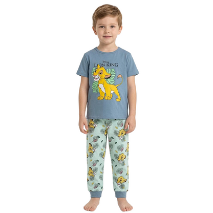 Boys Lion King Half Sleeves Pyjama Set