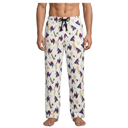 Men's Superman Relax Fit Cotton Pajama Pants