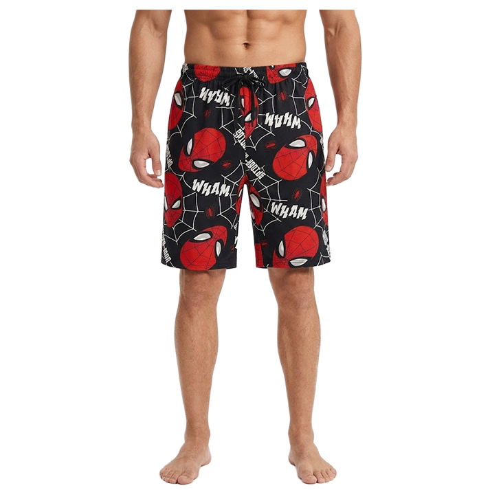 Men's Spider-Man Relax Fit Cotton Shorts