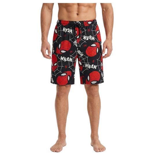Men's Spider-Man Relax Fit Cotton Shorts