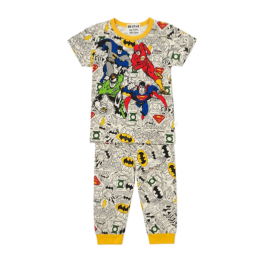 Boys DC Universe Half Sleeves Pyjama Set