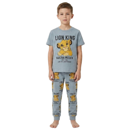 Boys Lion King Half Sleeves Pyjama Set