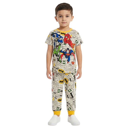 Boys DC Universe Half Sleeves Pyjama Set