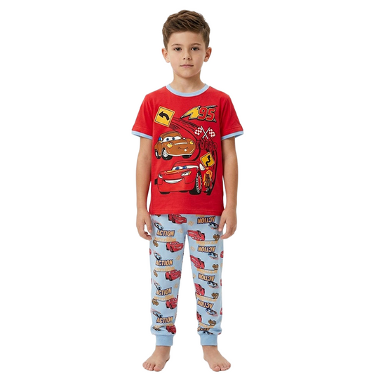 Boys Disney Cars Half Sleeves Pyjama Set