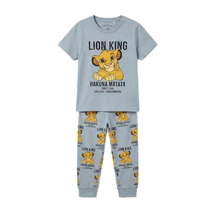 Boys Lion King Half Sleeves Pyjama Set