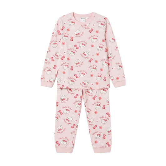 Women Hello Kitty Full Sleeves Pyjama Set