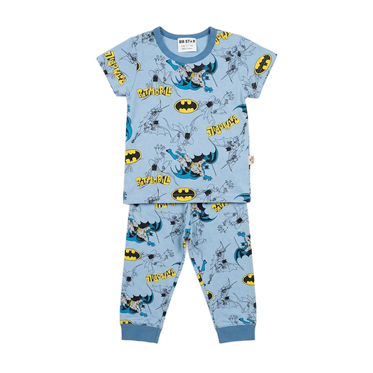 Boys Batmobile Half Sleeves Pyjama Set