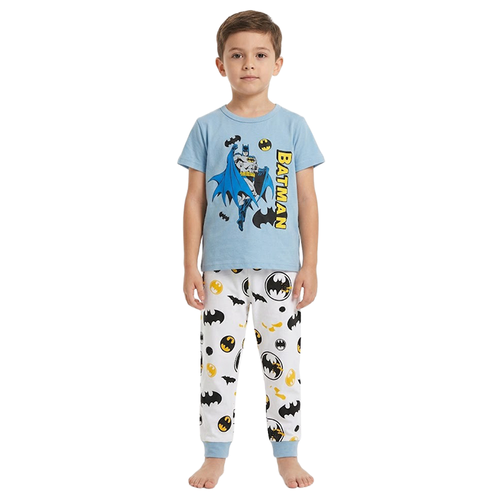 Boys Batman Half Sleeves Pyjama Set
