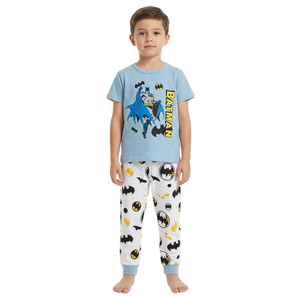 Boys Batman Half Sleeves Pyjama Set