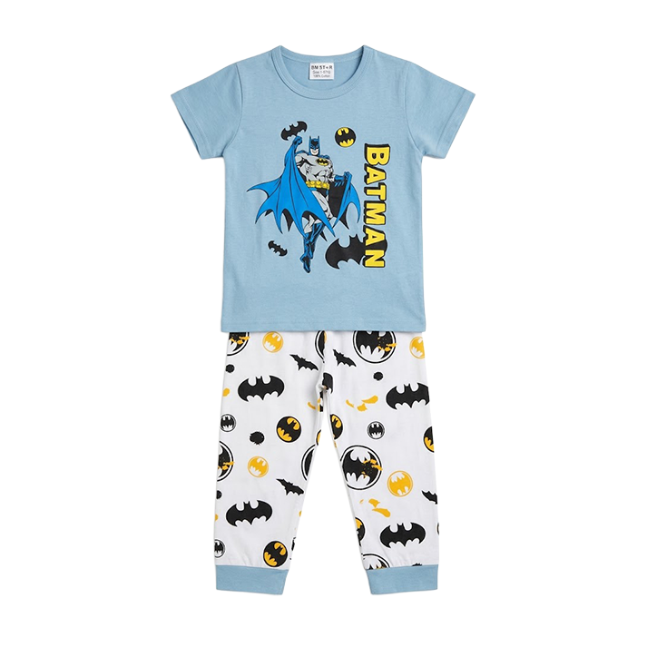 Boys Batman Half Sleeves Pyjama Set