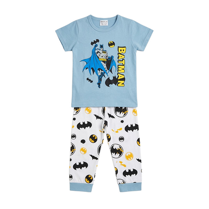 Boys Batman Half Sleeves Pyjama Set