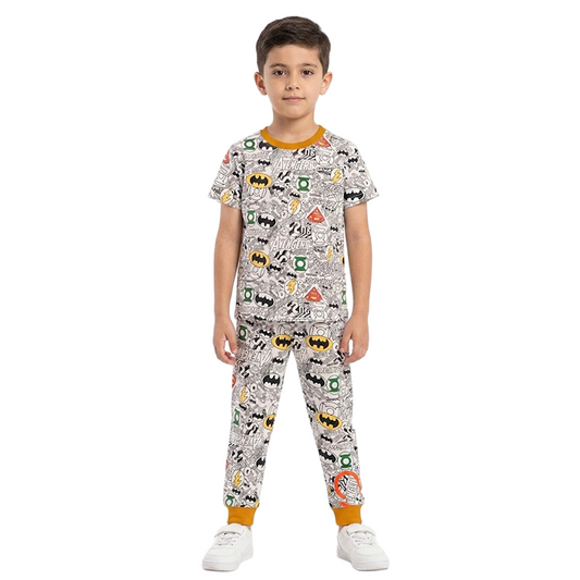 Boys Batman Half Sleeves Pyjama Set