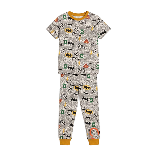 Boys Batman Half Sleeves Pyjama Set