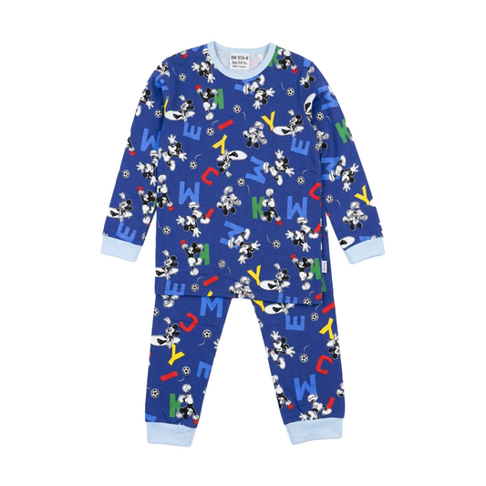 Boys Mickey Mouse Full Sleeves Pyjama Set