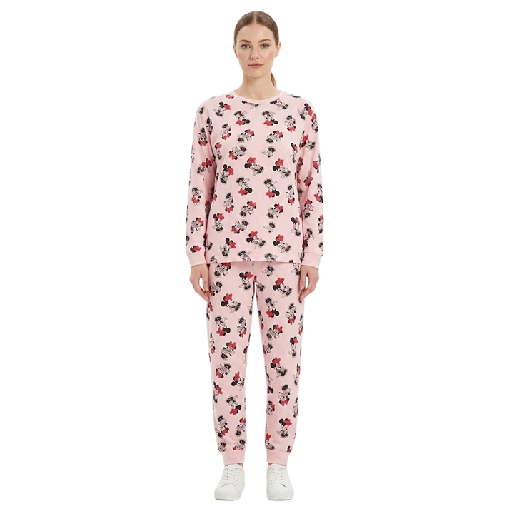 Women Minnie Classic Full Sleeves Pyjama Set