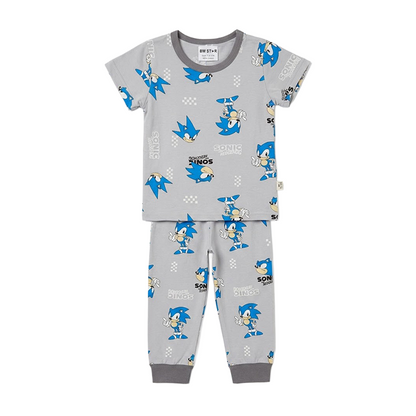Boys Sonic Half Sleeves Pyjama Set