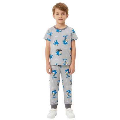 Boys Sonic Half Sleeves Pyjama Set
