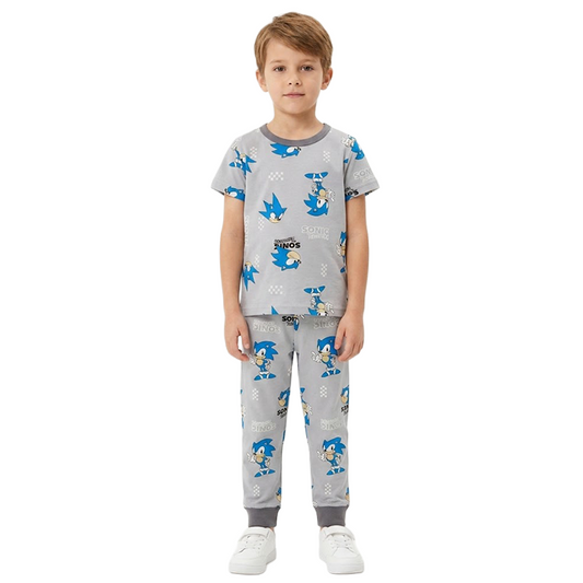 Boys Sonic Half Sleeves Pyjama Set