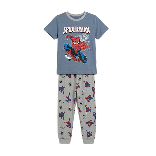 Boys Spider-Man Half Sleeves Pyjama Set