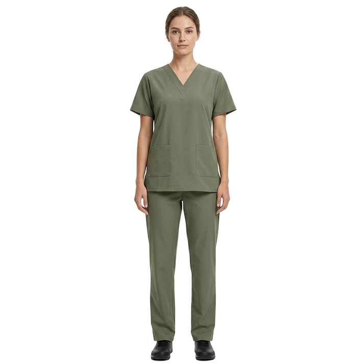 Maid's Uniform - Olive Green